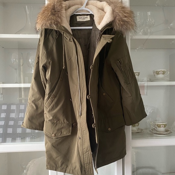 Saint Laurent Jackets & Blazers - Saint Laurent Hooded Parka